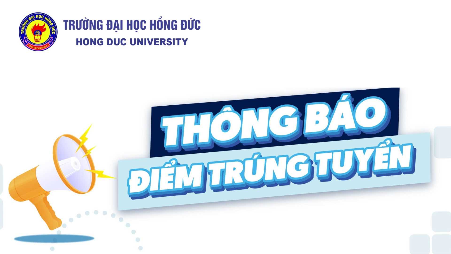 Thông báo mức điểm trúng tuyển xét tuyển sớm vào các ngành đào tạo chính quy trình độ đại học năm 2024 (Trừ điều kiện tốt nghiệp  trung học phổ thông)